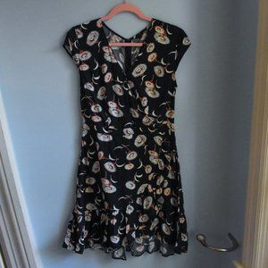 J.Crew Mercantile Women's Faux-wrap Dress In Floating Floral Size 6